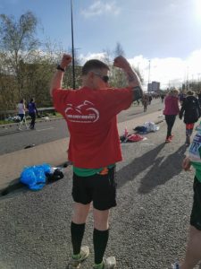 John went to Manchester marathon today 2/4/17 repin' of course all for charity Macmillan 